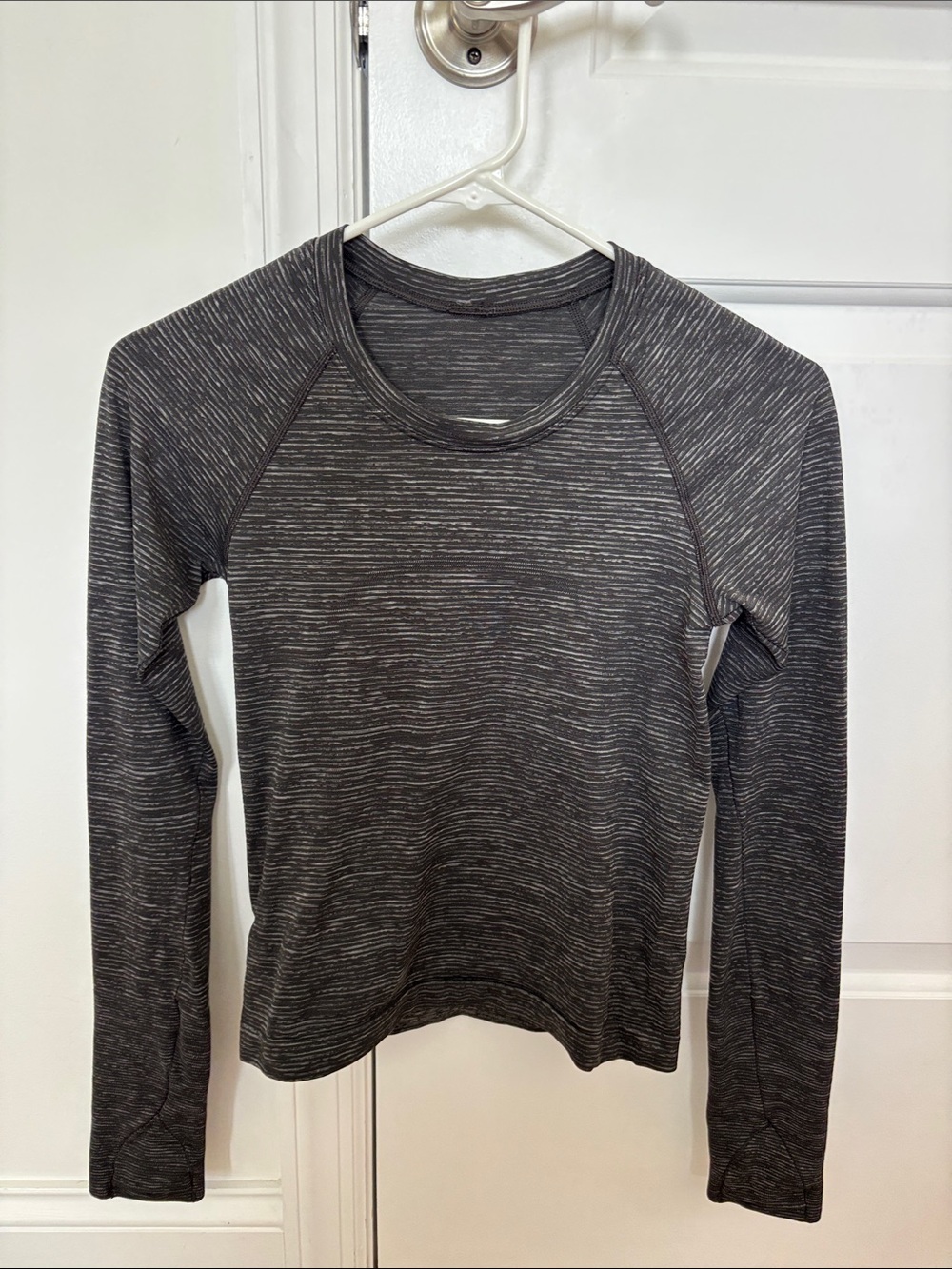lululemon athletica Heathered Charcoal Long-Sleeve Crew